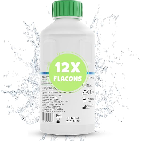 Physiologisches Serum – 500 Ml, Zur Hautreinigung & -antisepsis, Dermatologisch Getestet, Für Gesunde Haut