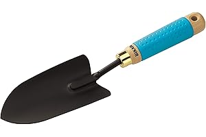 Pelle à planter 81R - Manche bi-matière - Longueur 35 cm - En acier avec revêtement époxy - Évite la rouille - Taille compacte - Idéale pour la plantation et la préparation du sol - Altuna