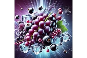 Icy Grape Berry - Concentrato di aromi ghiacciati di uva e ribes - Vegano - Sasami - 10ml
