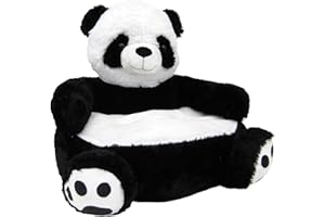 WAGNER·STOFFTIERE Wagner 8050 - Kindersessel Panda in Weiss-schwarz aus Plüsch, ca. 50 cm, Plüschtier Plüsch Sessel Kindersofa Sofa