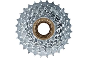 CATIME Cassetta 7 Velocità, Ruota Libera Bici 13-28T, Pignone Bicicletta, Placcatura a 3 Strati a Prova di Ruggine, Dente di Posizionamento ad Alta Precisione, Cassetta Pignoni per Mountain Bike Ciclismo