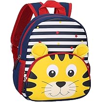 Zainetto Per Asilo Bambini 1-5 Anni - Design Animale Carino, 28x18x10cm, Leggero E Pratico - Foto 5