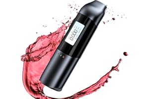Olubfdh Alcol Test Portatile,Etilometro Digitale con Display LCD,Misurazione Precisa e Veloce, Design Compatto, Senza Boccagli, Manuale Incluso, Ideale per Uso Personale e Professionale