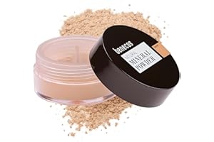 BENECOS - NATURAL BEAUTY Benecos Natural Mineral Powder sand - loses Puder mit innovativem Dreheinsatz - mattierend - für ebenmäßigen Teint - mit Bio-Rizinusöl & Vitamin E - talkfrei & vegan - 6g