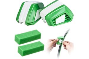 Forhandy 2 Stück Scheibenwischer Schneider Schärfer mit 2 Stück Schwämme Reinigungstücher Auto Scheibenwischer Nachschneider Autowischer Cutter Reparatur Werkzeug Wischblattschneider