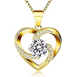 Collier Aéropostale AMOUR – Argenté, Zircone Cubique, Neuf Avec étiquette