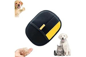 Generisch Wiederverwendbarer Haarentferner Handschuh für Hunde & Katzen – Fellpflege Handschuh für Sofa, Autositz & Teppich, Waschbare Tierhaarbürste gegen Hundekatzenhaare an Möbeln (1 Stück)