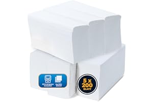 HYGIENEGURU Hygiene Guru® Papierhandtücher – 1.000 Blatt [Z-Falz, 2-lagig, 20,5×24 cm, 8 cm tief] – Zellstoffqualität für Tork H2 Spender – ideal für Praxis, Büro, Küche & mehr