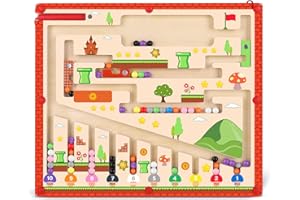 KONIJIWA Juguetes Niño 3 4 5 años Juegos Laberinto Magnético de Colores y Números Juguetes Montessori Para Niños de 3 años Regalos Juguetes Juegos Niña Niños Niño 3 4 años Juguetes Para Clasificar Colores