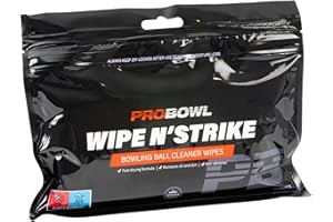 EMAX BOWLING SERVICE GMBH MAXIMIZE YOUR GAME EMAX | Pro Bowl - Wipe n'Strike | Limpiador de bolas de bolos | Toallitas de limpieza para bolas de bolos | Accesorios de bolos |