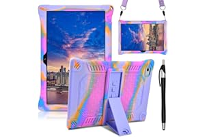 KATUMO Silikonowe etui do Teclast P20HD/ M40 Pro/ M40 Plus/ P30S/ M40, Notepad 102, Blackview Tab 7 Pro, Blackview Tab 8/8E, YESTEL T5, WINNOVO P20, z paskiem na ramię rysika