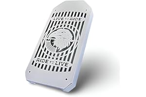 BM UK Kühlergrill-Abdeckung, Schutz für Kühlung, Suzuki VS800 VS 800 Intruder | S50 Boulevard | Motor-Kühlerschutzabdeckung ("EAGLE" VERSION)