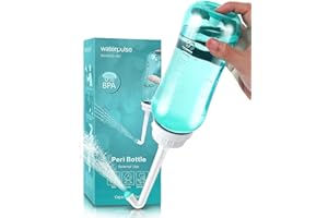 Onegreen Portable Bidet for Postpartum Care-500ml Green Travel Bidet Portable Bidet for Toilet UK, Upside Squirt Portable Bidet Squeezable Hygiene Wash for Perineal and Pregnancy (Green-500)