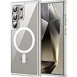 JETech Magnetisk Fodral för Samsung Galaxy S24 Ultra 5G, Kompatibel med MagSafe, Stötsäkert Skyddande Telefonkåpa, Icke-Gulna