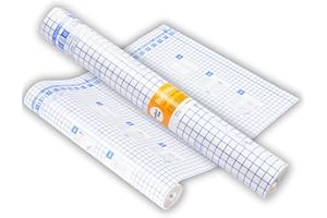 perfect line - Lámina protectora autoadhesiva para libros, 5 m x 30 cm, transparente y recortable, ideal para libros, cuadernos y material escolar, resistente y resistente