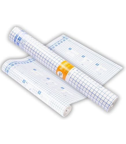 Tiger Film Adhésif Transparent Pour Livres - Rouleau 33 Cm X 1 M - Protection Anti-Jaunissement