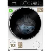 EVVO Washing Machine Front Load 12 kg Nature R with 1400 RPM, White | Motor Inverter, Anti-Allergy Steam and ePROTECT Drum