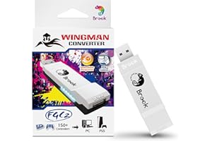 Brook Wingman FGC2 Converter Arcade Joystick Adapter for PS5 and PC, Compatible with All PS5 Games