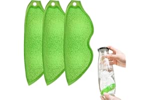 HGERGWW Beans Bottle Cleaning Sponge, Magic Beans Bottle Cleaner Sponge, Küchenschwämme in Erbsenform, Magic Beans Flaschenreiniger Schwamm für Glasflaschen verschiedener Kaliber und Größen (3 Stück)