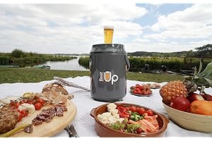 BEER UP - Tireuse à bière portable pour fût de 5L - 20 verres