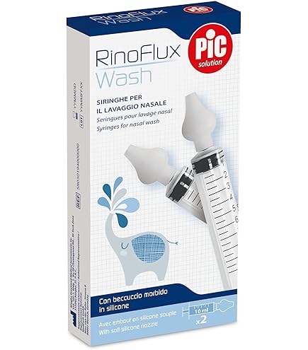 Kit Per Lavaggio Nasale DM ITALY Con 4 Olive E 2 Siringhe - Dispositivo Medico Made In Italy