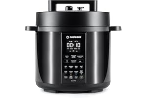 Nutricook Smart Pot 2 Rice Cooker, Steamer, Sauté Pot, Yogurt Maker & More,9 In 1 Electric Pressure Cooker, Slow Cooker,6 Liters, 12 Smart Programs With New Smart Lid