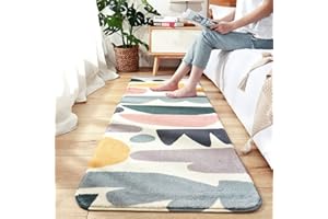 MOSHOINOT Tapis de Passage Tapis Runner Moderne Lavables Tapis de décoration Rectangle bébé Tapis Coureur d'enfant Duveteux Tapis pour Enfants Salon Chambre Grands ​Tapis de Jeu Bebe 40 x 120 cm