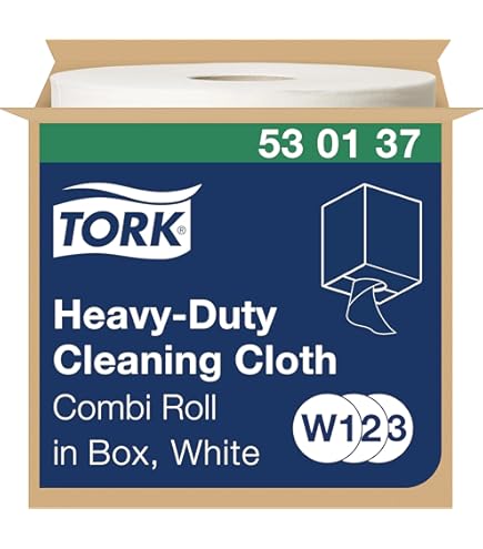 Tork Extra sterke reinigingsdoekjes blauw W4, sterk en absorberend, 5