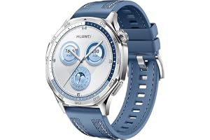 HUAWEI WATCH GT5 46mm Smartwatch, upto14 Days Battery Life,Sharp-Edged Design, Health Tracking, iOS & Android Compatible, Blue
