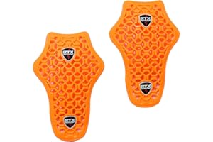 RTX GEAR Flat 3D Net Shock Absorbing Ultra Flexible CE Certified Level 2 Biker Jeans Knee & Jacket Elbow Upgrade Armour Insert Protection Unisex (Knee/Elbow Pads)