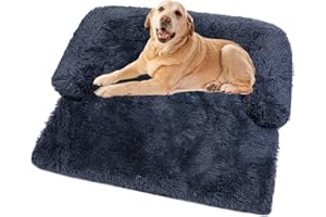 Vinnykud Tapis pour Chien en Peluche, Canapé Chien Grande Taille Coussin - Couverture pour Animaux de Compagnie avec Fermeture éclair, Lit pour Chien Canapé Lavable, Idéal pour Chiens Moyens et Grands