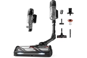 Rowenta X-Force Flex 12.60 Neo Complete RH9L55E0, Scopa Elettrica Senza Filo, Modello Allergy, Autonomia a Lunga Durata, Nero GLAMA, 0.65 Liters