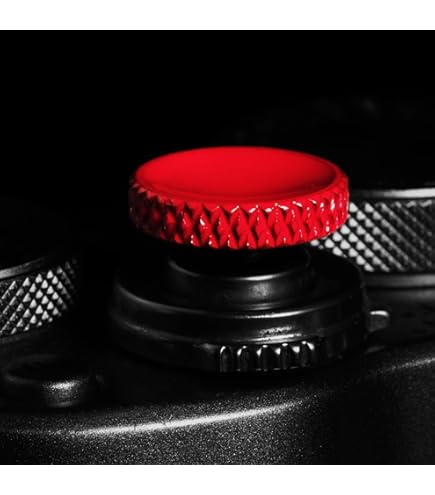 Camera Deluxe Red Concave Release Shutter Button For Sony Cyber-shot RX10 IV, RX10 III, RX10 II, RX1, RX1R II Camera - View #10