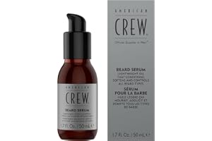 American Crew Skäggserum, 50 ml | Lätt, oljig, lätt att absorbera formula som ger skägget glans och smidig känsla efter rakni