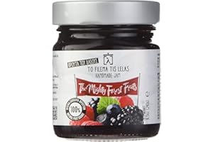 To Filema Tis Lelas Confiture de Fruits des Bois Faite Maison sans Sucre Ajouté, Paquet de 2 x 240 g (Total: 480 g)