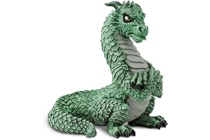 SAFARI LTD. Dragón Gruñón 9.1cm | Figura de Dragón Pintada a Mano | Juguetes para Niños |No tóxico y libre de BPA | Apto para Niños de 3+ | Safari Ltd