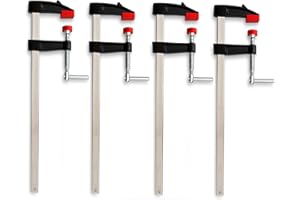 GEAR GEM 4pc F Clamps Bricklaying Profile Brick bar Clamps Woodworking 50 x 300mm