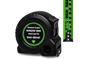 LUXHOMY Cadeau Homme Amour, Cadeau Amoureux Saint Valentin pour Homme Mari Copain Mètre Ruban Idée Cadeaux Romantique Noel Anniversaire Mariage Mari Couple