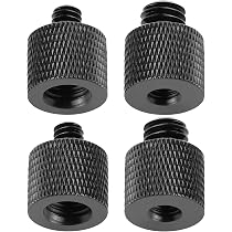 Viti Adattatore Microfono 4 Pezzi - 5/8" Maschio A 1/4" Femmina Lega Alluminio