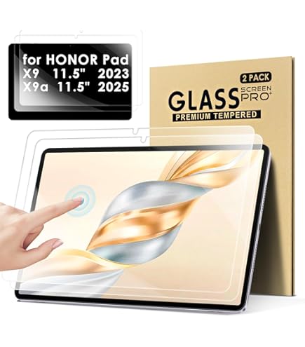 Mr.Shield Tempered Glass Screen Protector For Honor X8a [3-Pack] 9H Hardness Japan Glass