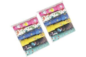 Ejoyous Kaleidoscope Toy, 12 Piece Rotatable Colorful Retro Set