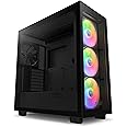 NZXT H7 Elite - CM-H71EB-02 - ATX Mid Tower PC Gaming Case - Front I/O USB Type-C Port - Quick-Release Tempered Glass Side Panel - Black (2023)