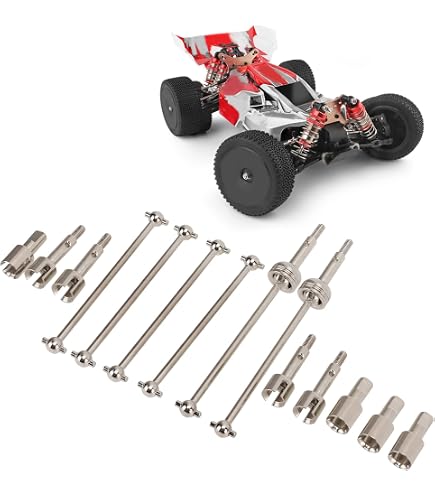 Axes De Roue RC Dilwe 4pcs - Compatibles WLtoys A949/A959/A969/A979/K929 1/18
