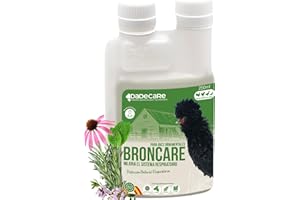DADECARE Broncare Respiratorio 250 ml con ADEC - Gallinas, Aves de Corral y Exóticas - Aceites Esenciales, Refuerzo Inmunológico y Respiratorio - Equinácea, Menta, Tomillo y Romero