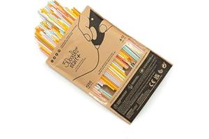 3Doodler Start Eco Plastic - Fire and Ice Mixed Bag 250 Plastique compostable Orange, Turquoise, Blanc, Jaune 1 g