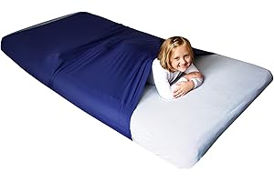 Harkla Sensory Compression Sheet for Kids - Twin Sensory Bet Sheet with Snug Fit for All Night Comfort - Great for a Calming Sleep Experience - Autism Sensory Products for Kids - Makes Great Gifts