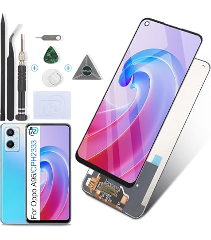 Schermo LCD + Touch Screen Per Oppo A96 4G CPH2333 - Assemblaggio Completo, Nuovo