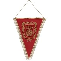 alt Wimpel FC Bayern München 1989/90 UEFA Glasgo-Rangers 40x30 cm