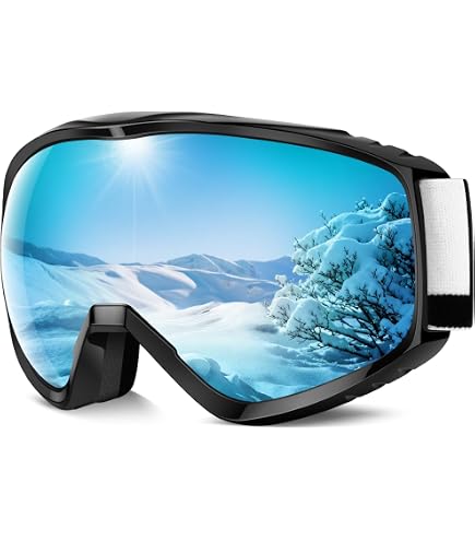 Odoland Fotochromische Skibril – Anti-condens, OTG, UV-bescherming – Voor Zon & Bewolking