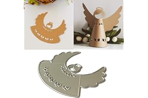 ECMQS Stencil a forma di angelo, per scrapbooking e scrapbooking